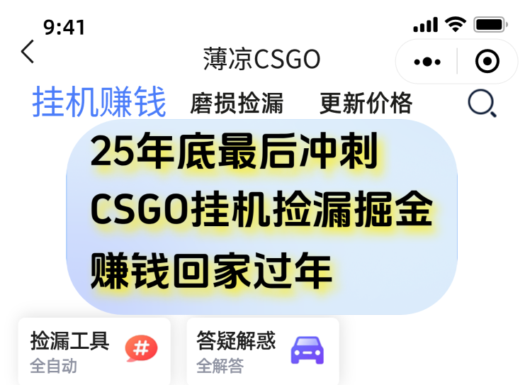 用CSGO游戏挂机捡漏掘金赚钱掘金，一部手机轻松日入500+-800资源网