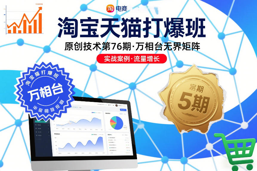 淘宝天猫打爆班原创技术第76期，万相台无界矩阵-800资源网