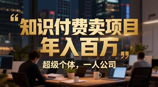 从0到年入百万：超级个体实战心得公开，个人IP×精准引流×成交系统全拆解-800资源网