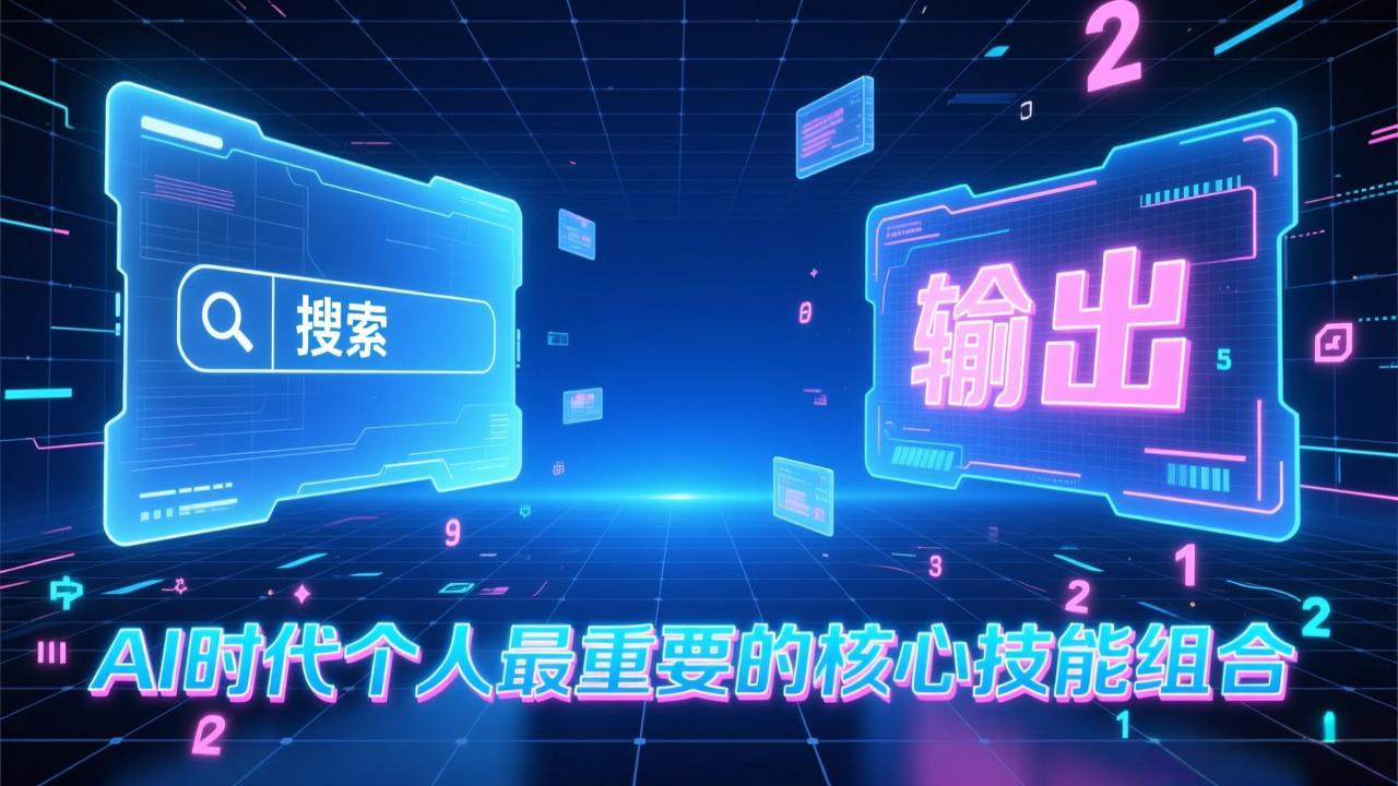 付费文章：AI时代个人最重要的核心技能组合：“输出能力”和“搜索能力”-800资源网