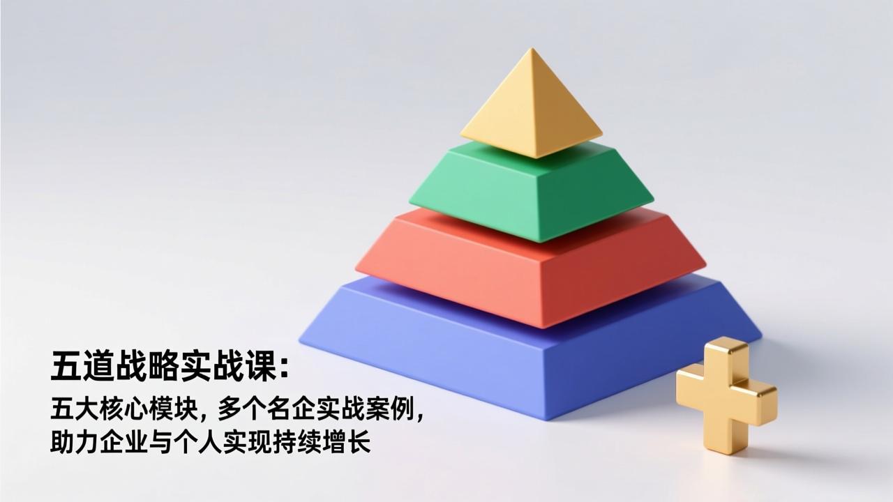 五道战略实战课：五大核心模块，多个名企实战案例，助力企业与个人实现持续增长-800资源网