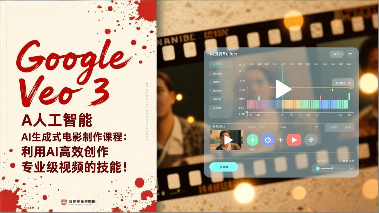 Google Veo 3人工智能AI生成式电影制作课程：利用AI高效创作专业级视频的技能！-800资源网